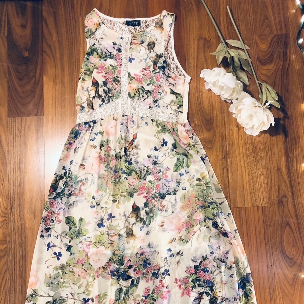 Astr Floral Dress